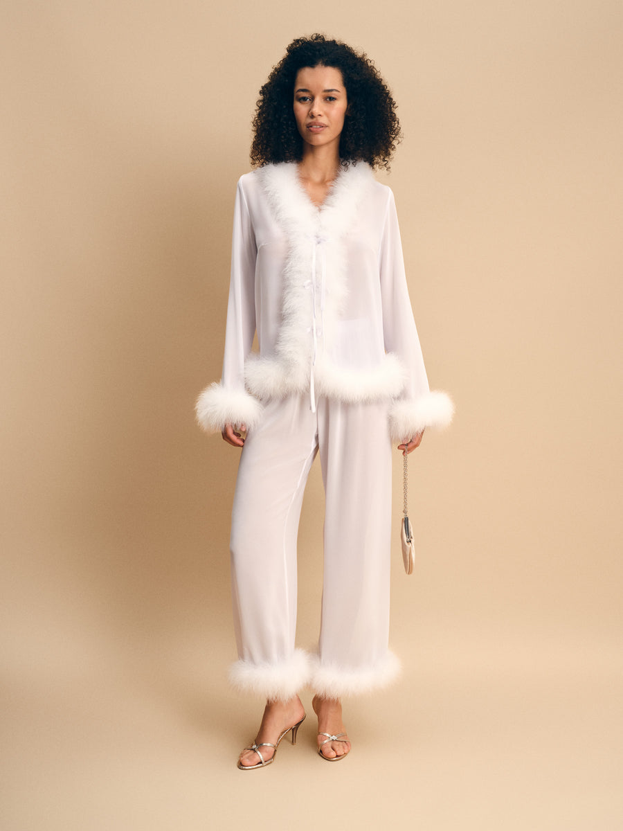 Afrodita Lounge Set in White