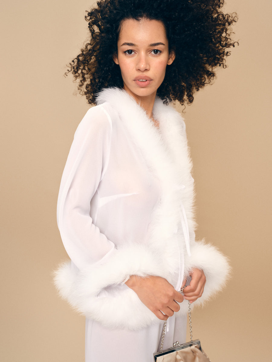 Afrodita Lounge Set in White