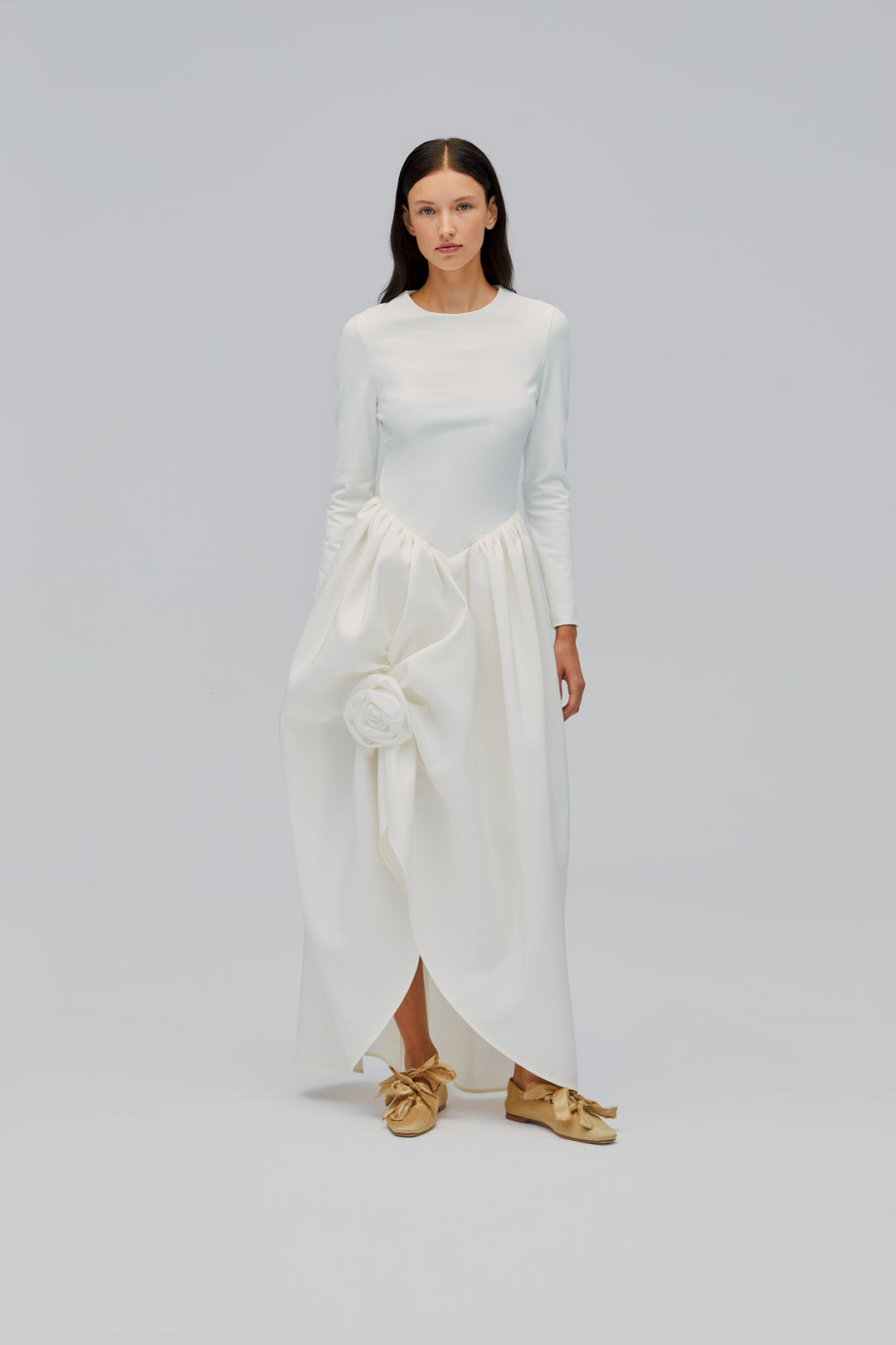 Aurora Maxi Dress in White – Sleeper