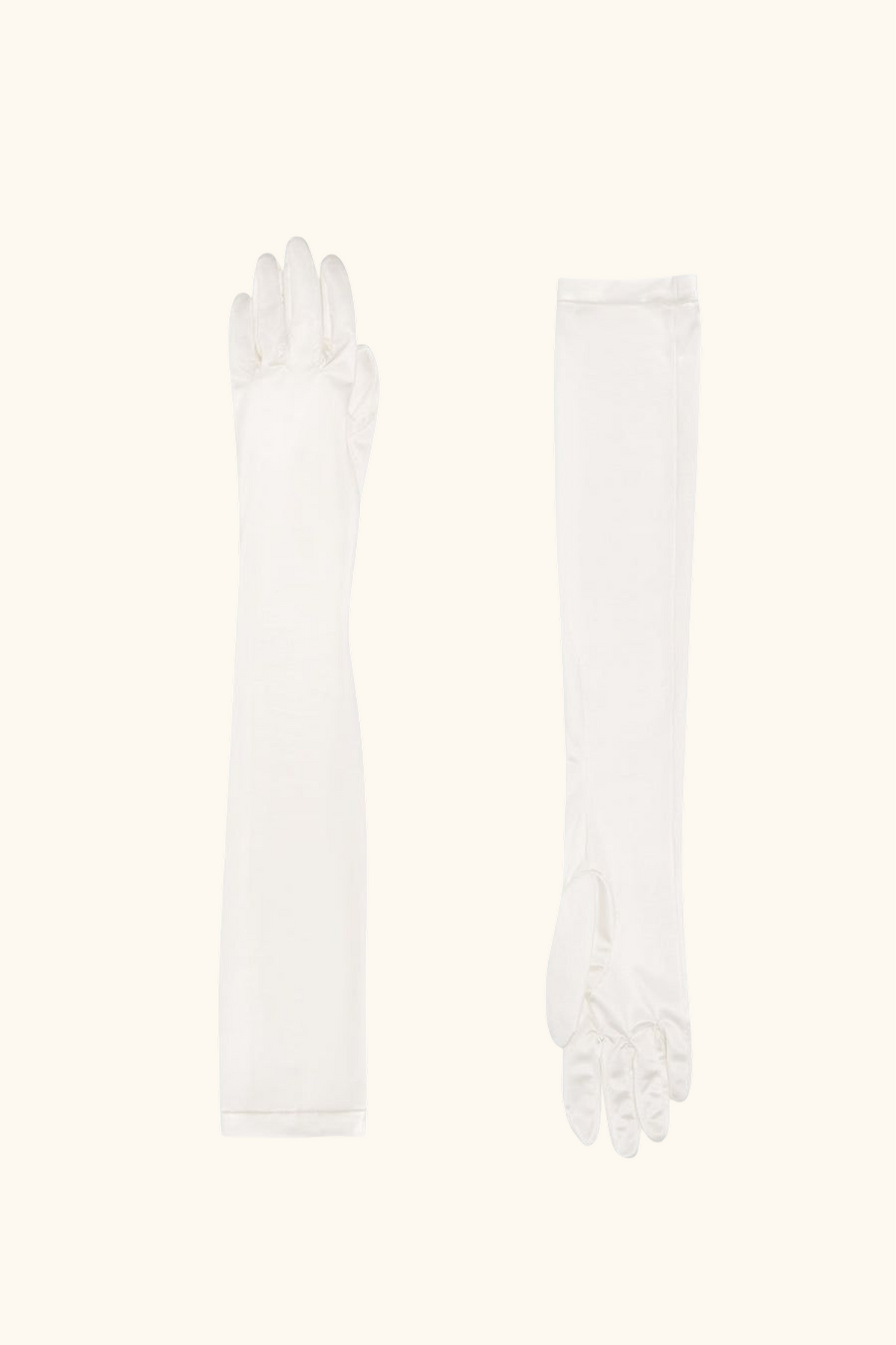Zephir Stretch-jersey Gloves in White