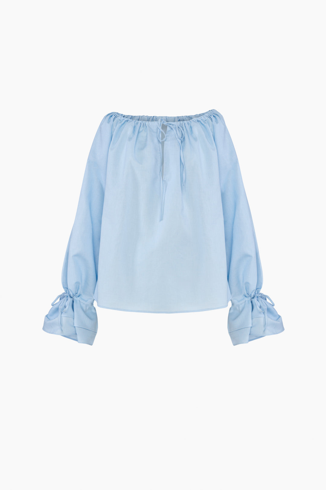 Cha-Cha Lounge Blouse in Blue