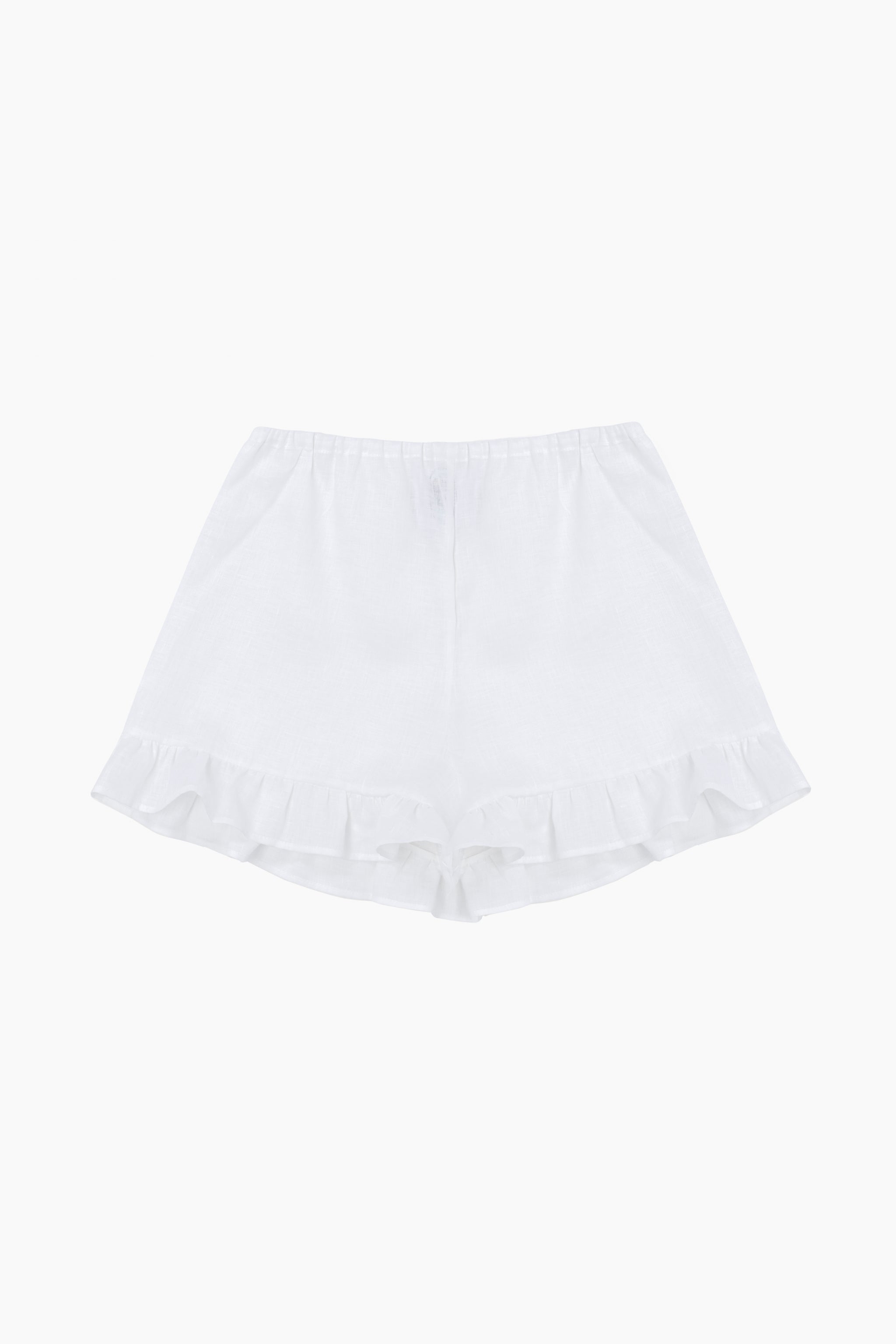 Cha-Cha Lounge Shorts with Headscarf in Milk