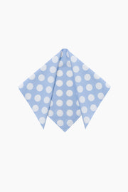 Cha-Cha Lounge Shorts with Headscarf in Blue Polka Dot