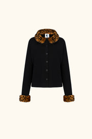 Carmela Knitted Cardigan in Black