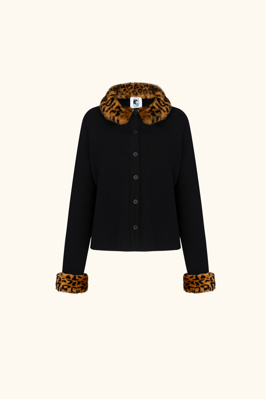 Carmela Knitted Cardigan in Black