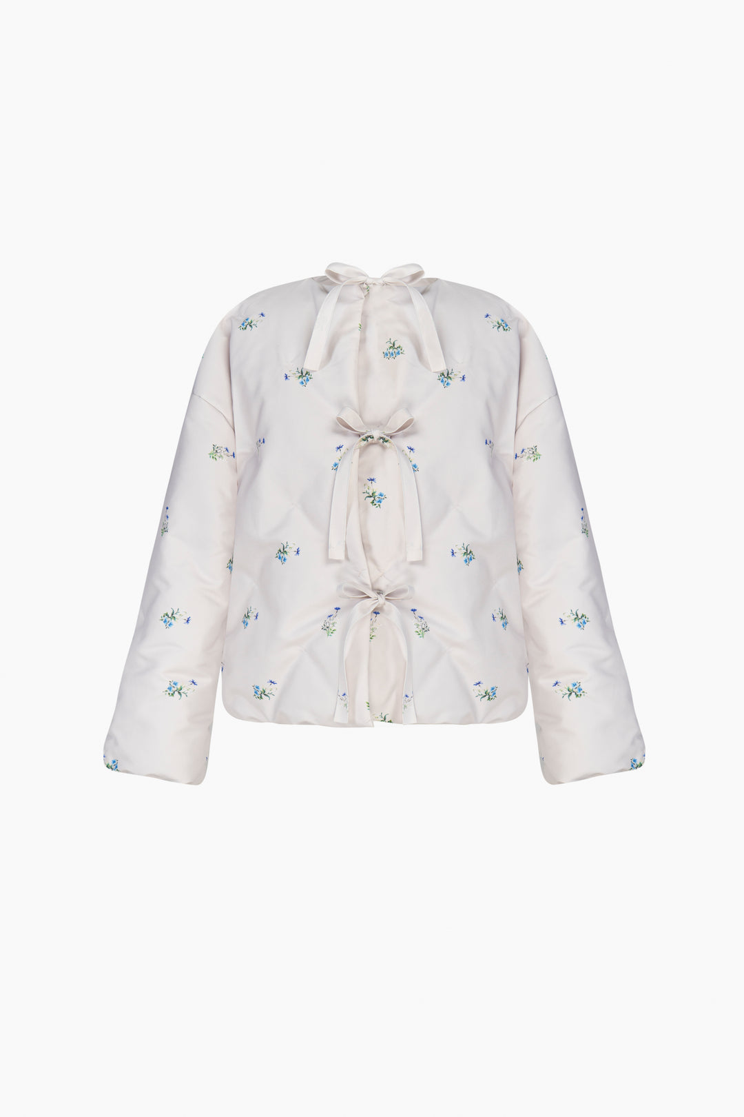 Ukiyo Puffer Jacket in Blossom Print