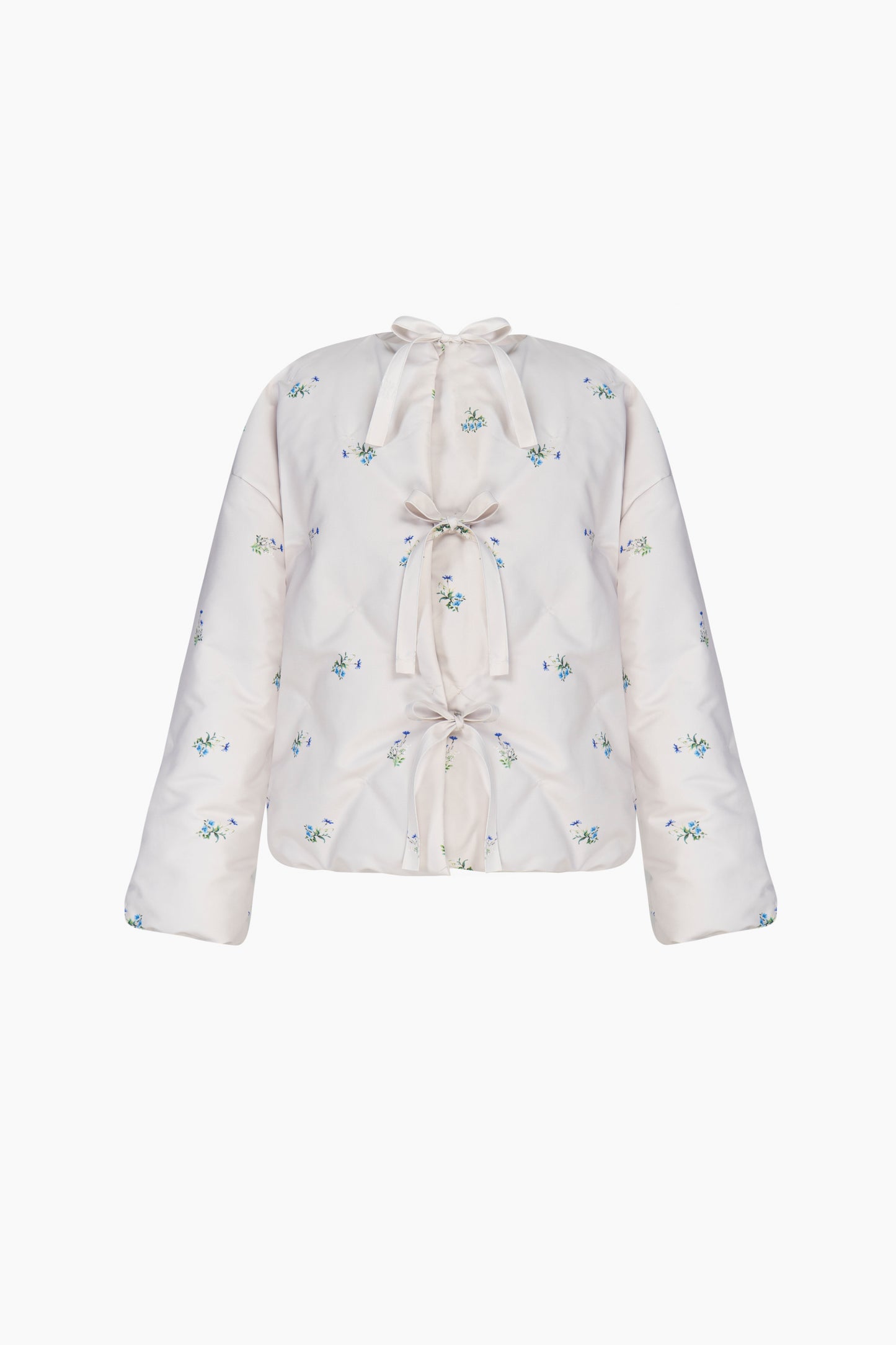 Ukiyo Puffer Jacket in Blossom Print