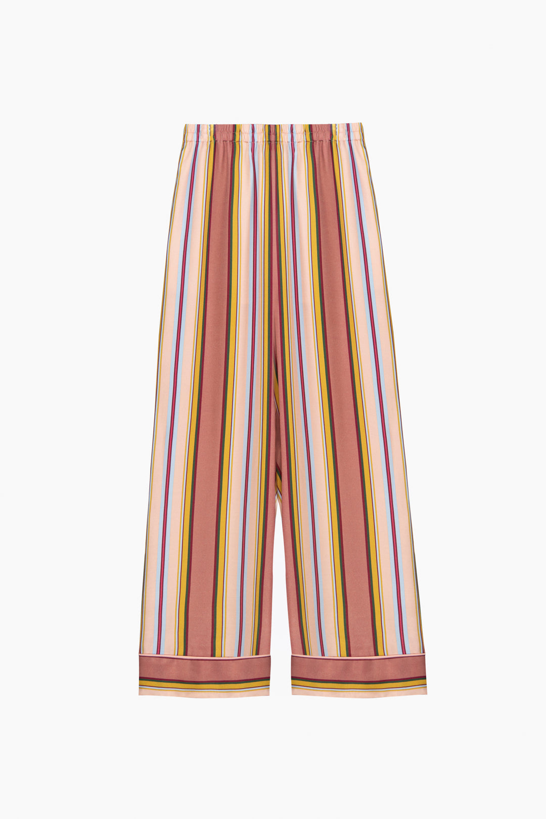 Pastelle Oversized Pants in Blush Stripes