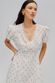 The Genus Rosa Dress in Bouquets