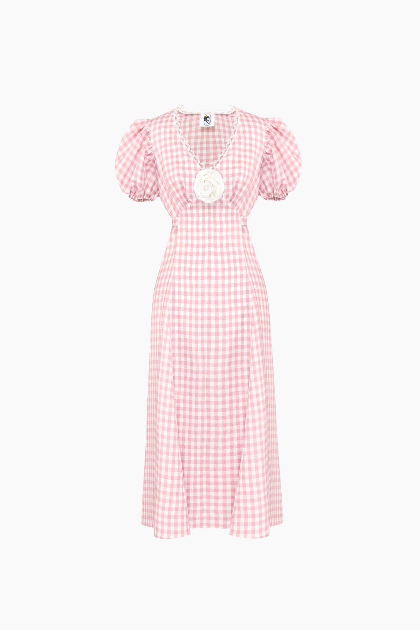 The Genus Rosa Dress in Pink Vichy