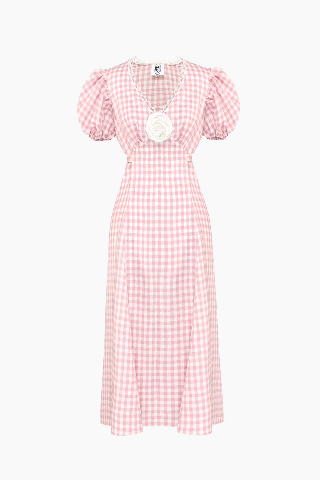 The Genus Rosa Dress in Pink Vichy