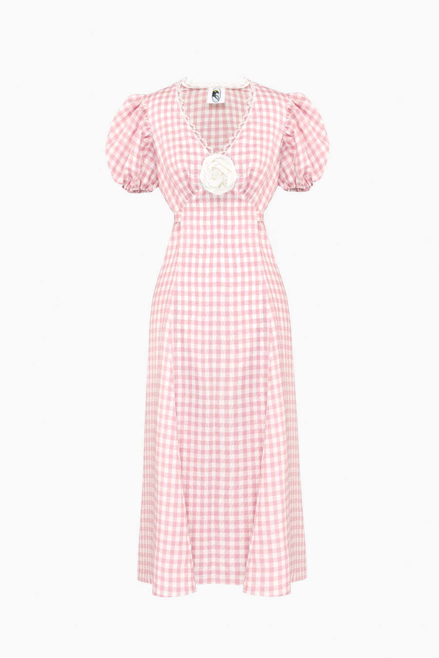 The Genus Rosa Dress in Pink Vichy