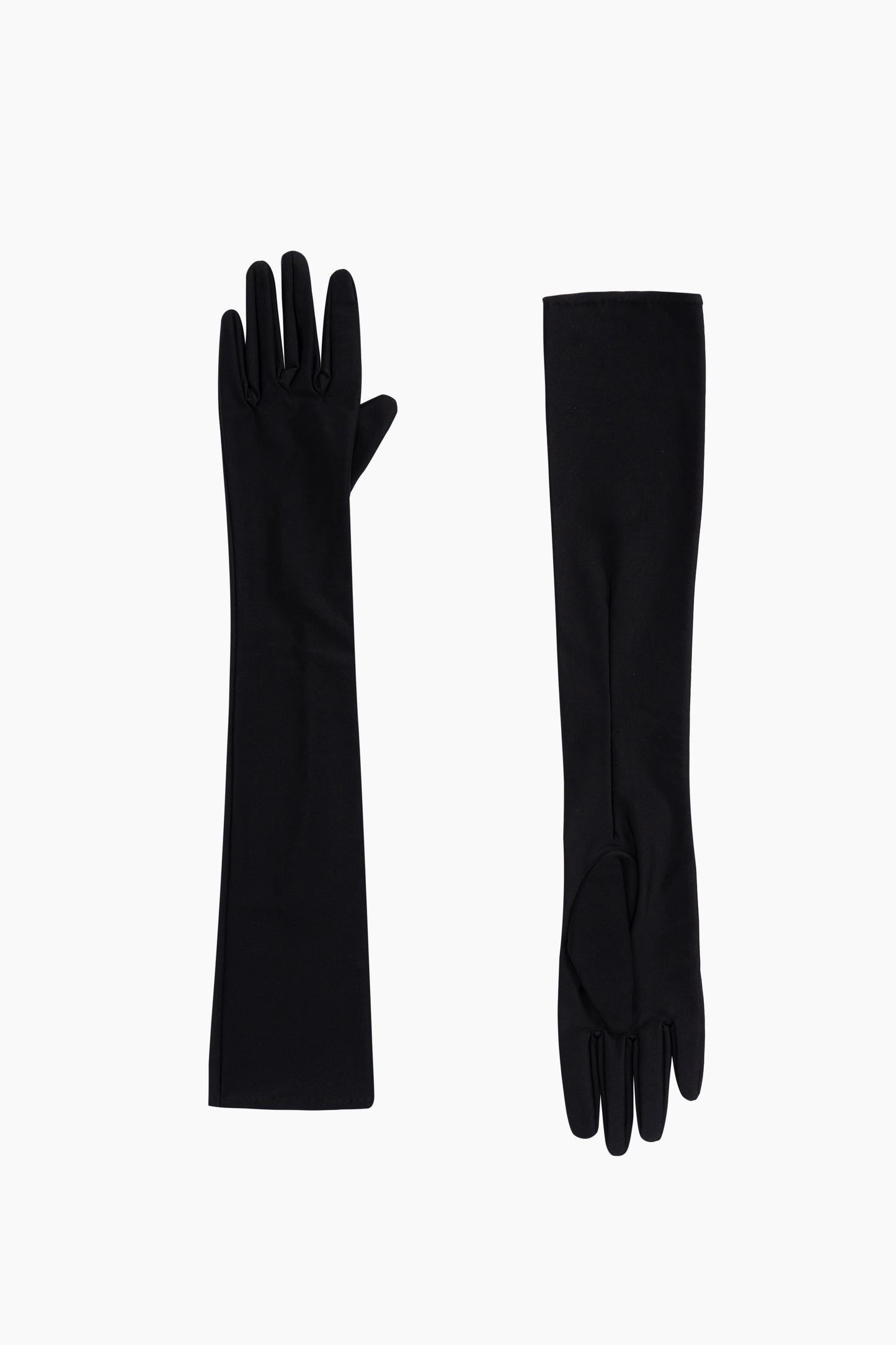 Zephir Stretch-jersey Gloves in Black