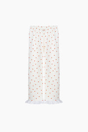 Puff Linen Lounge Pants in Strawberries