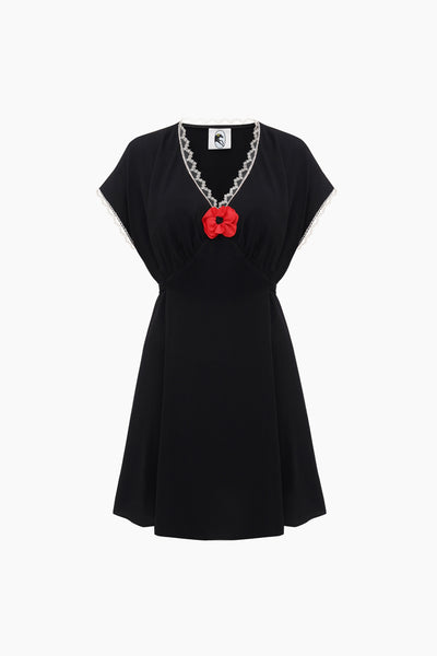 Poppi Mini Dress in Black – Sleeper