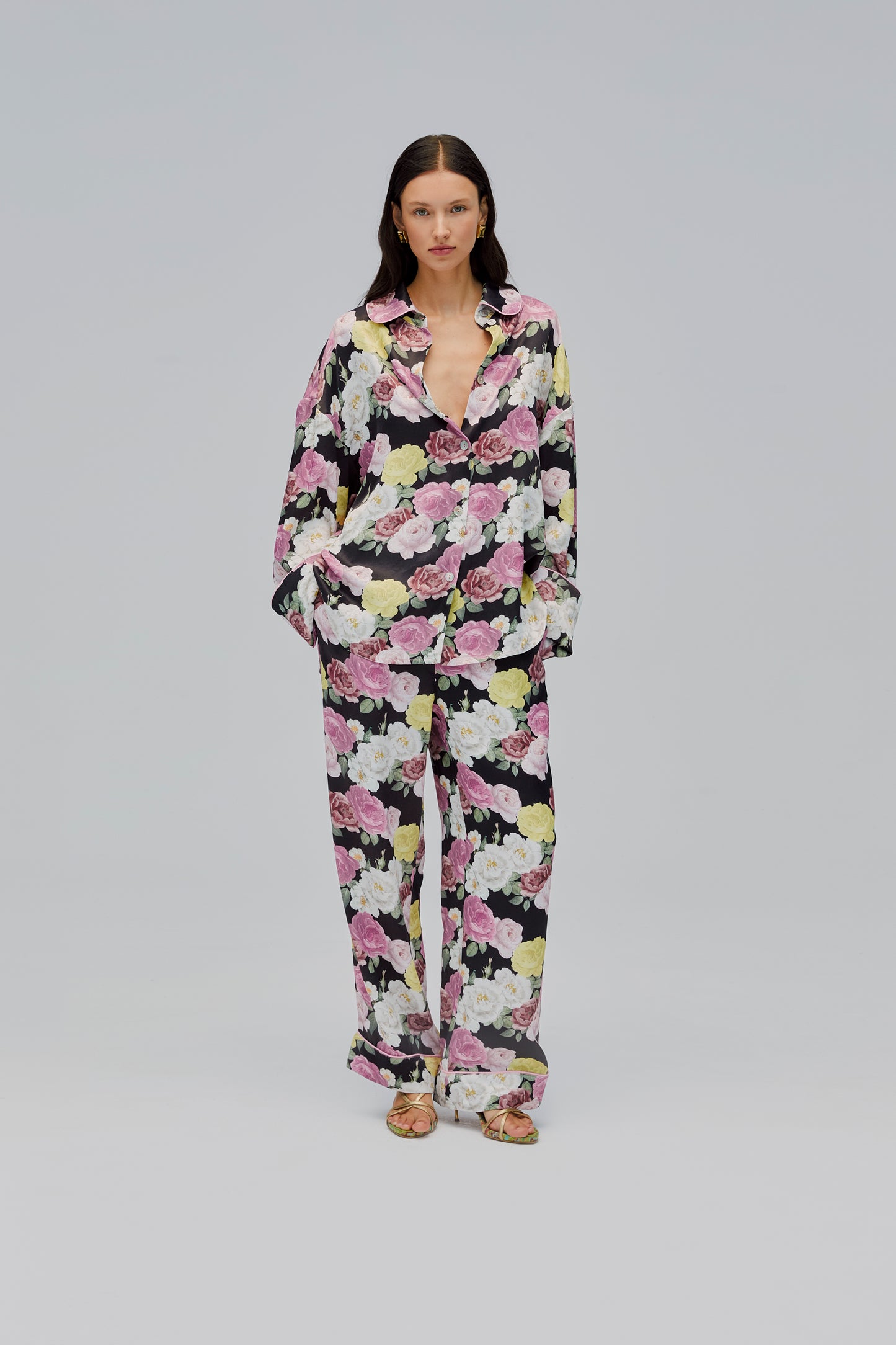 Pastelle Oversized Pants in Bloom