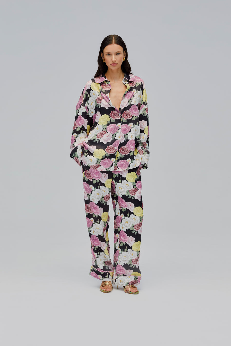 Pastelle Oversized Pants in Bloom