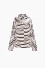 Pastelle Oversized Set with Shorts in Tie Print