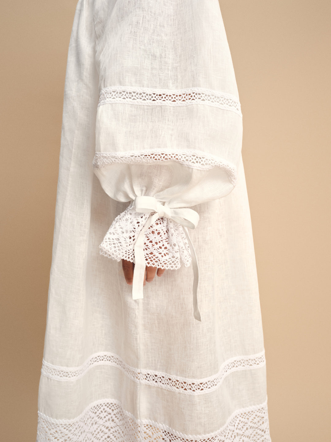 Romantica Lounge Dress in White
