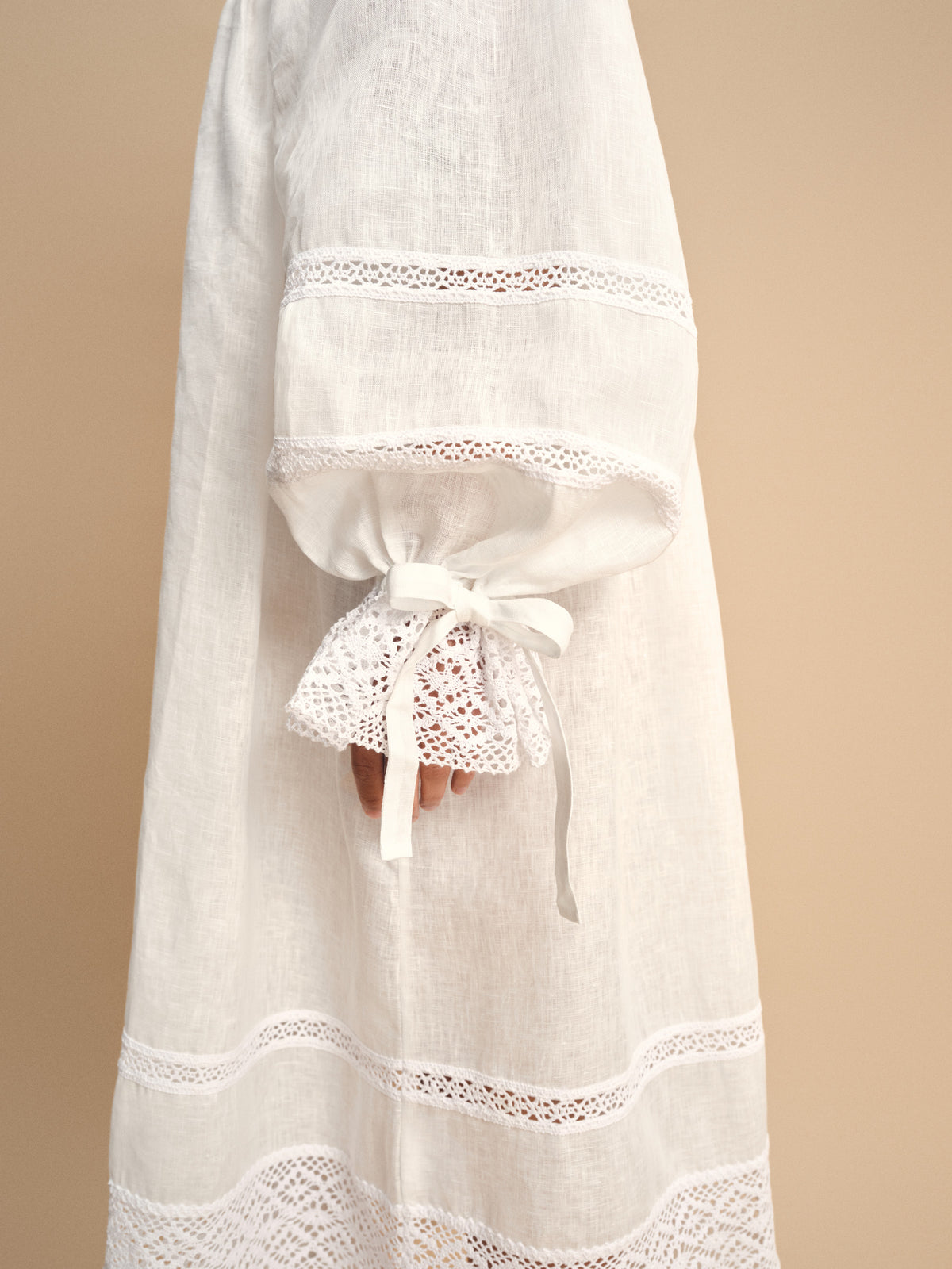 Romantica Lounge Dress in White