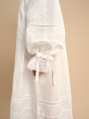 Romantica Lounge Dress in White