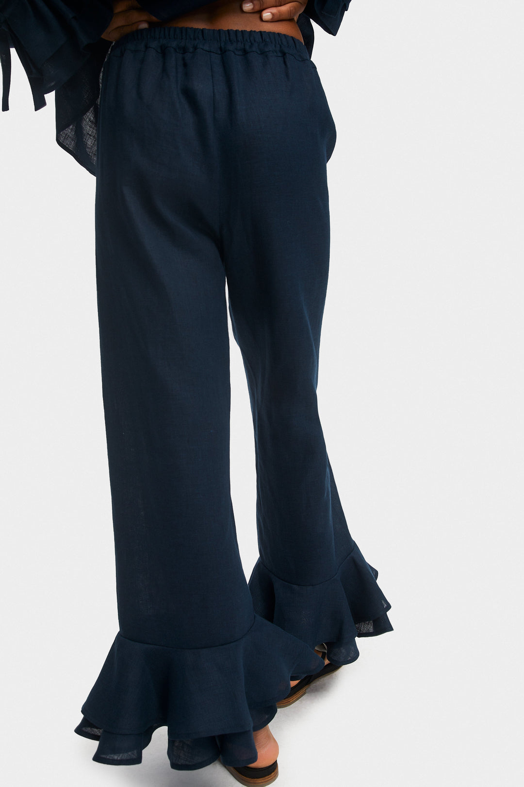 Cha-Cha Linen Lounge Set in Navy
