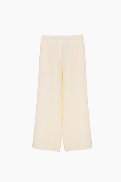 Embroidered Pant - White – Seafolly United Kingdom