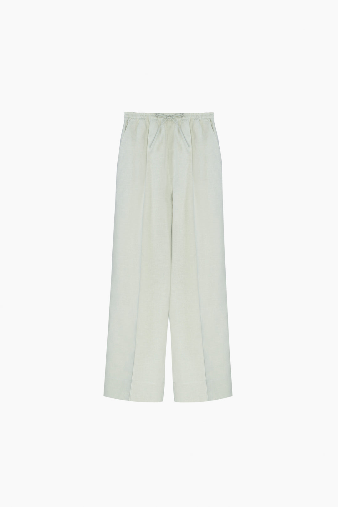 Unisex Linen Pants in Pistachio Green