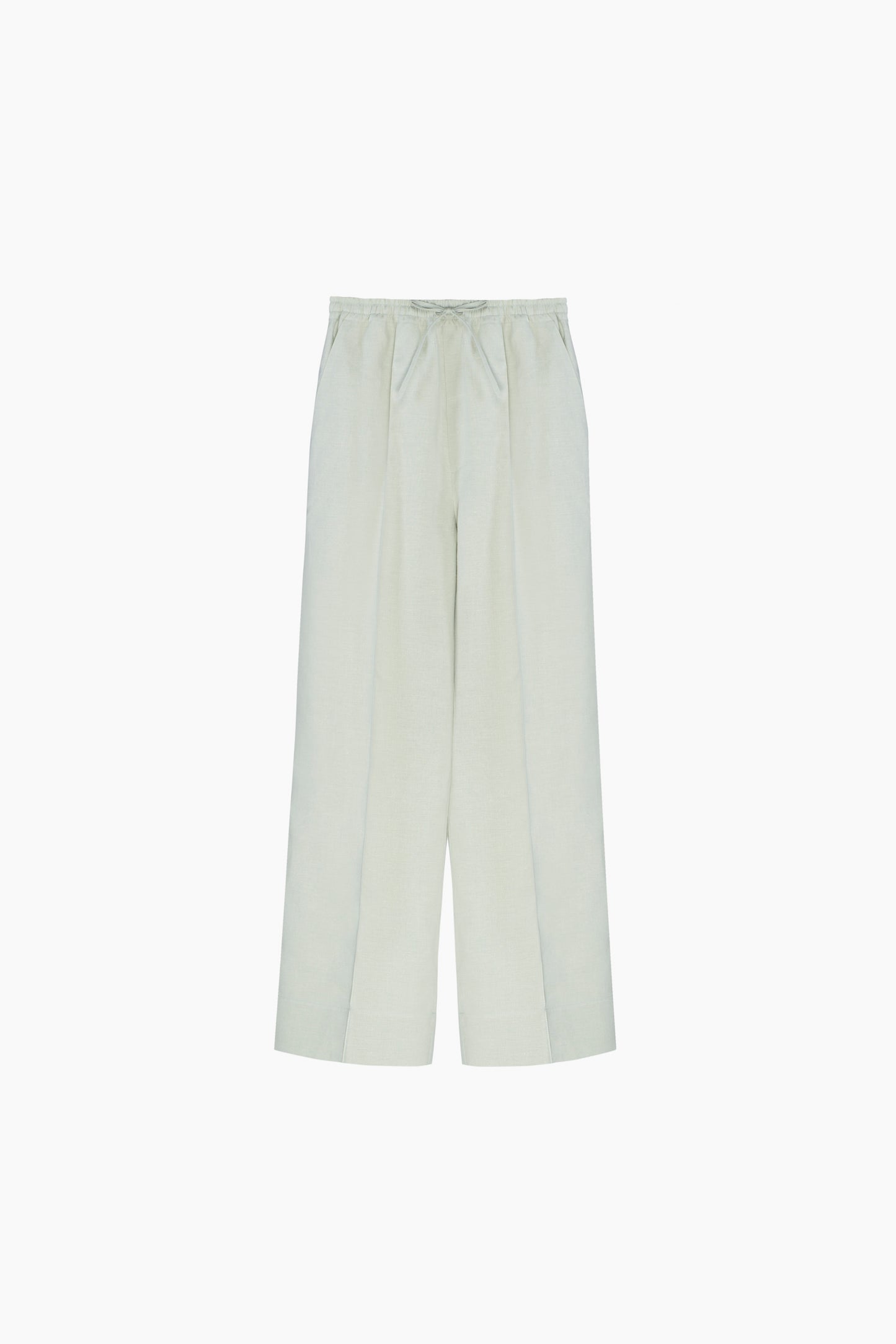 Unisex Linen Pants in Pistachio Green