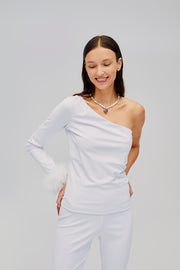Weekend Chic Lounge Set in White