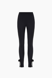 Lola Leggings with Bow Detail in Black