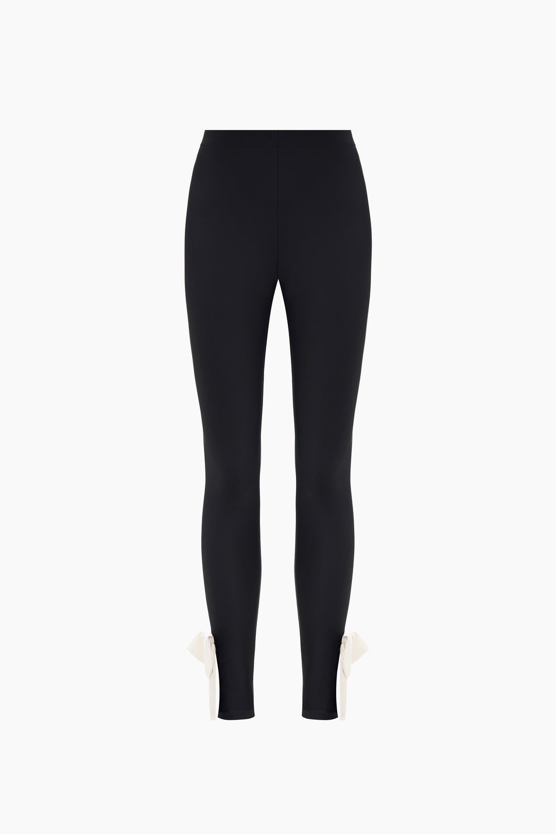 Lola Leggings with Bow Detail in White