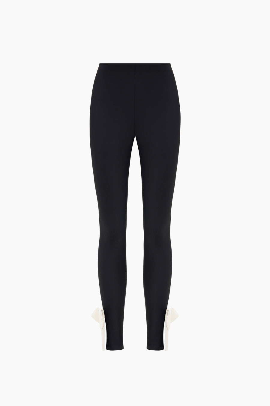 Lola Leggings with Bow Detail in White