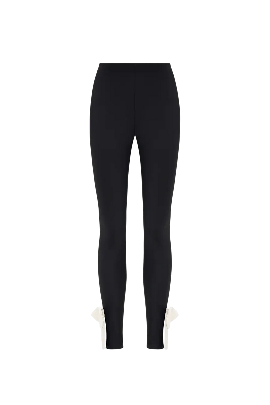 Lola Leggings with Bow Detail in White