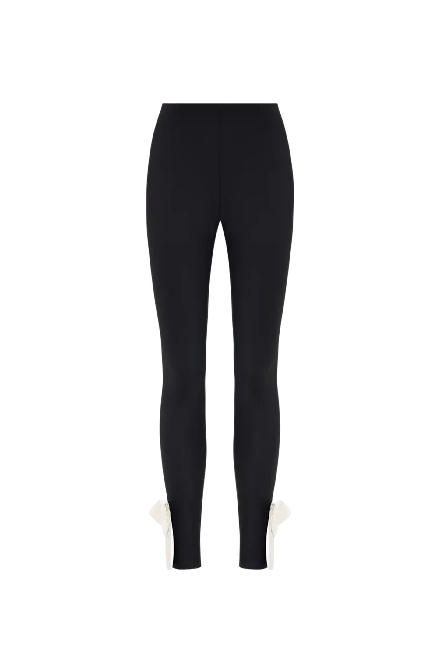 Lola Leggings with Bow Detail in White