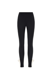 Lola Leggings with Bow Detail in White