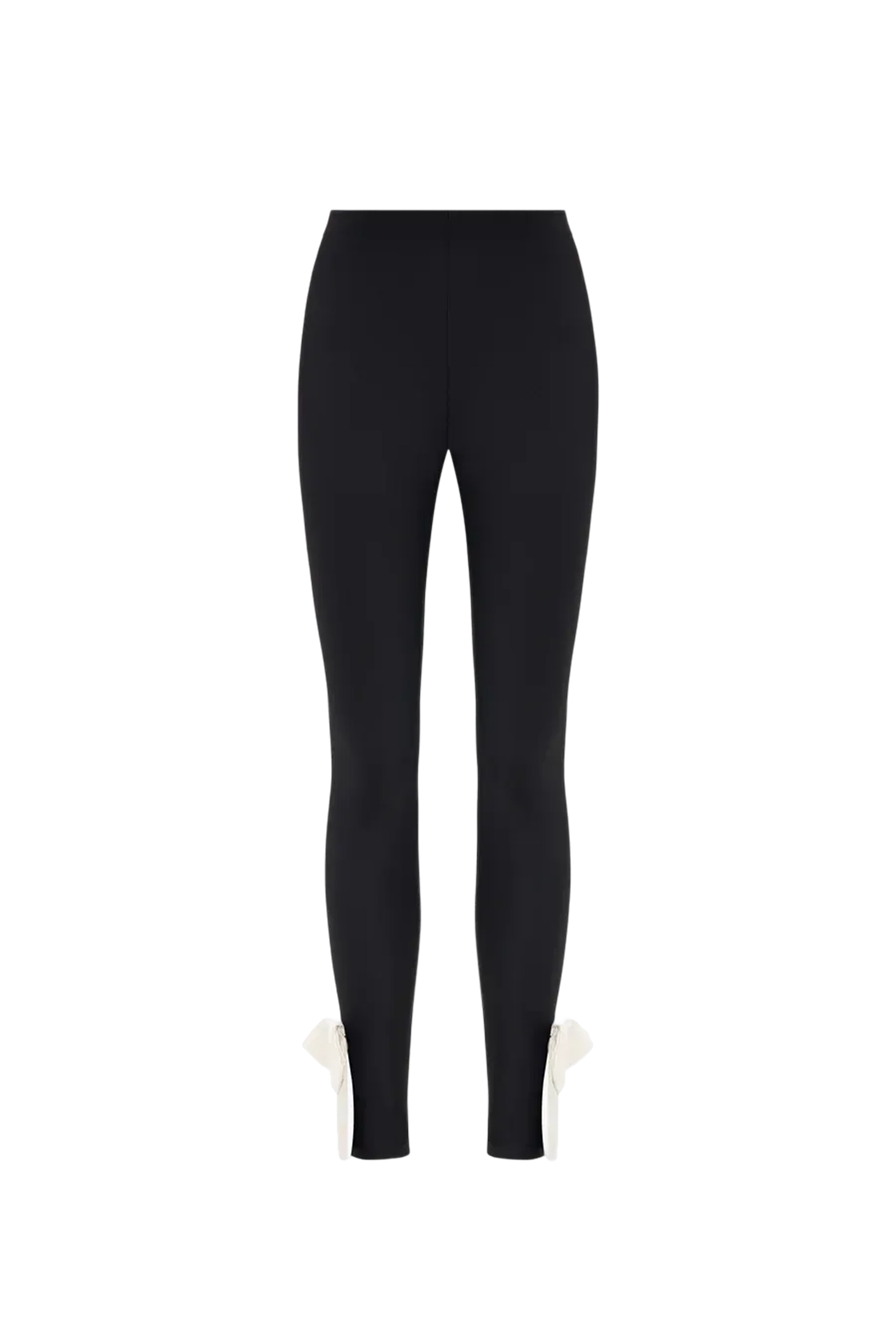 Lola Leggings with Bow Detail in White