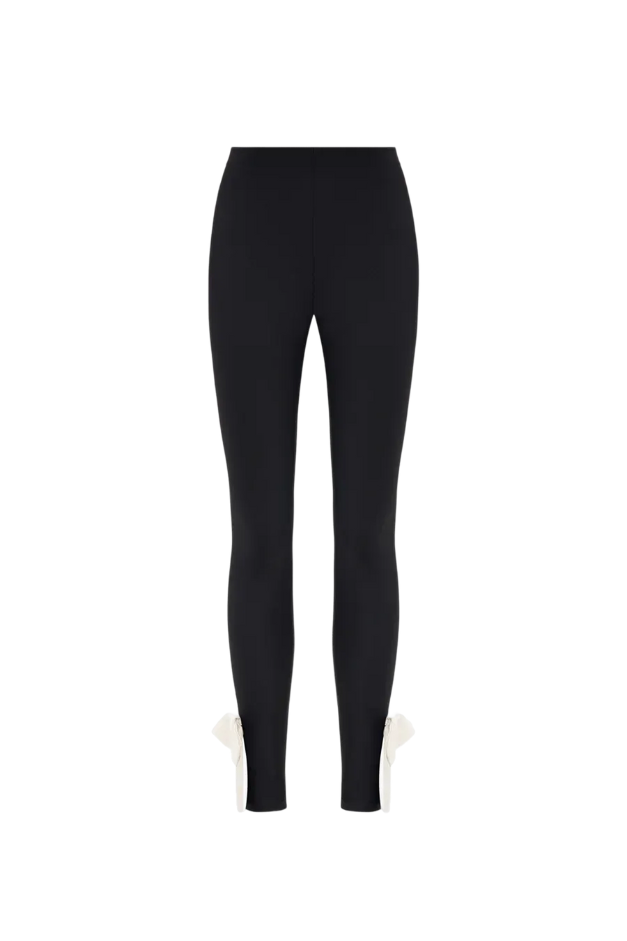 Lola Leggings with Bow Detail in White