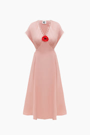 Poppi Midi Dress in Pink