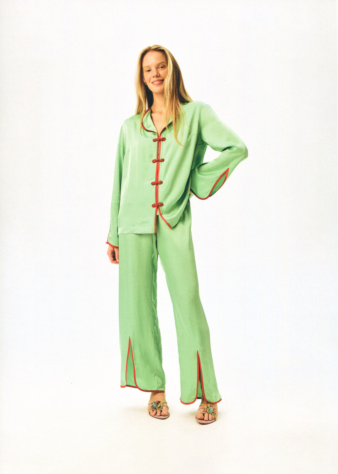 Louis Chinoiserie Contrast Ensemble