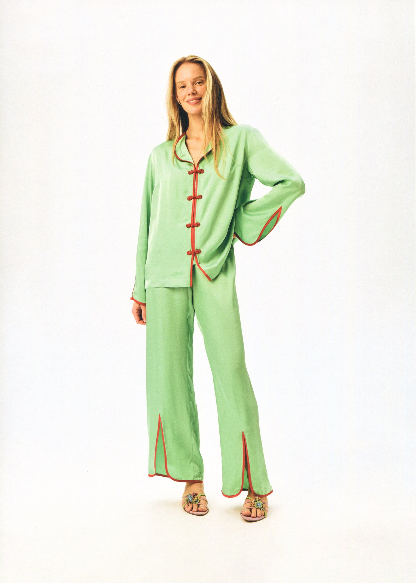 Louis Chinoiserie Contrast Ensemble