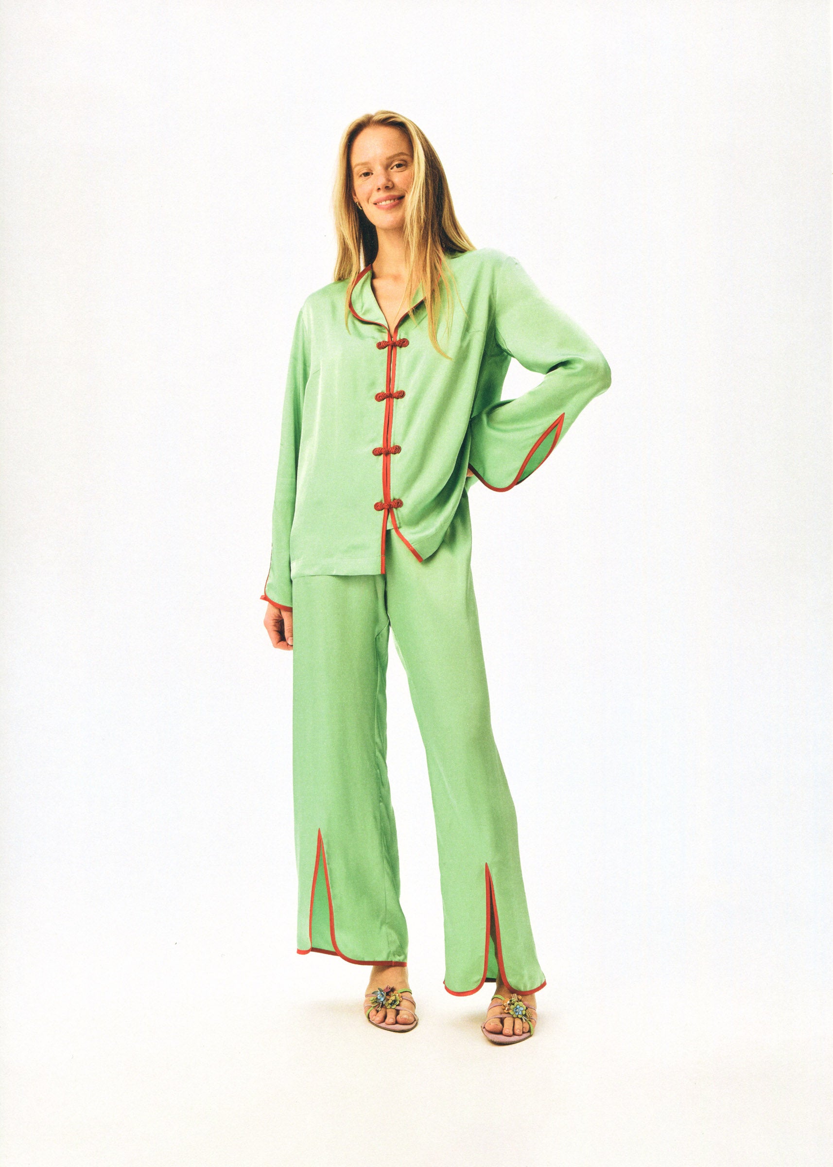 Louis Chinoiserie Contrast Ensemble