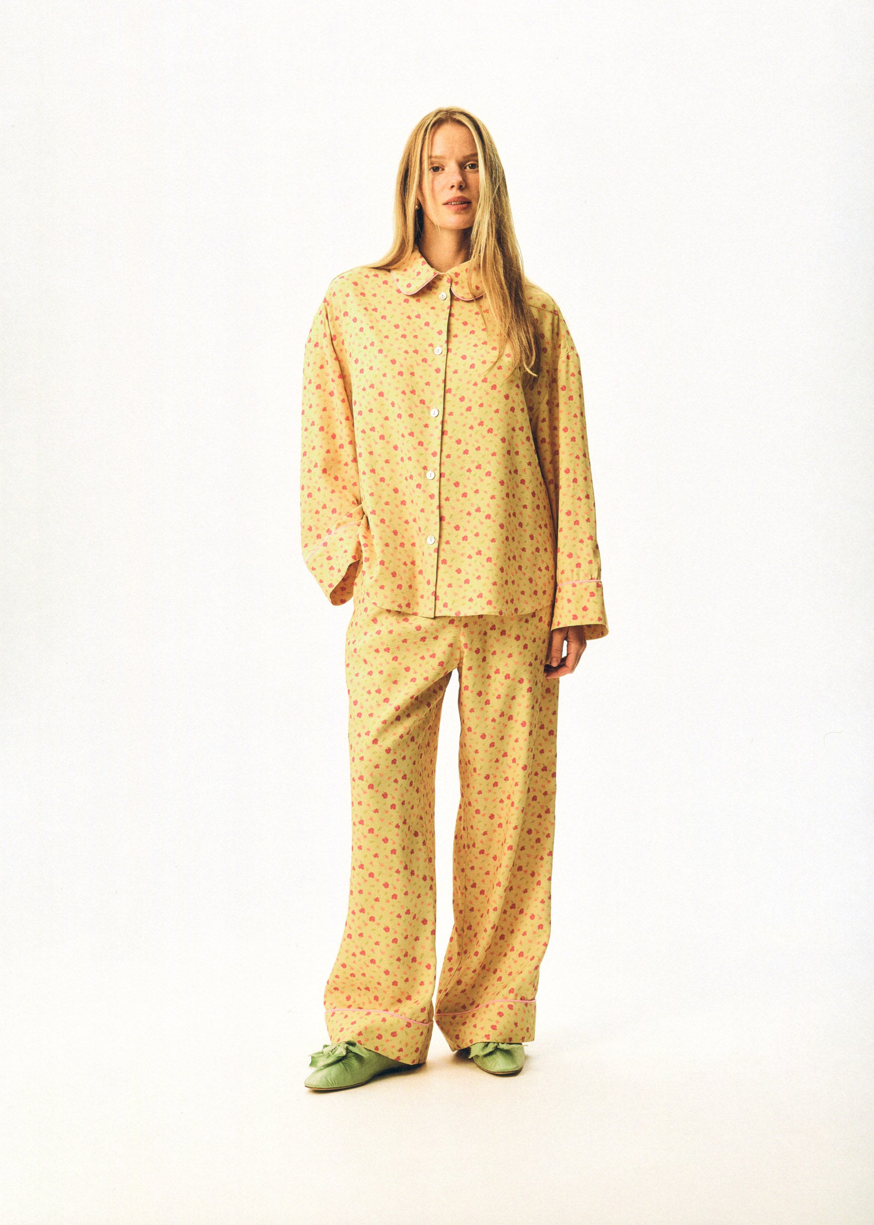 Pastelle Oversized Shirt in Wild Pansies