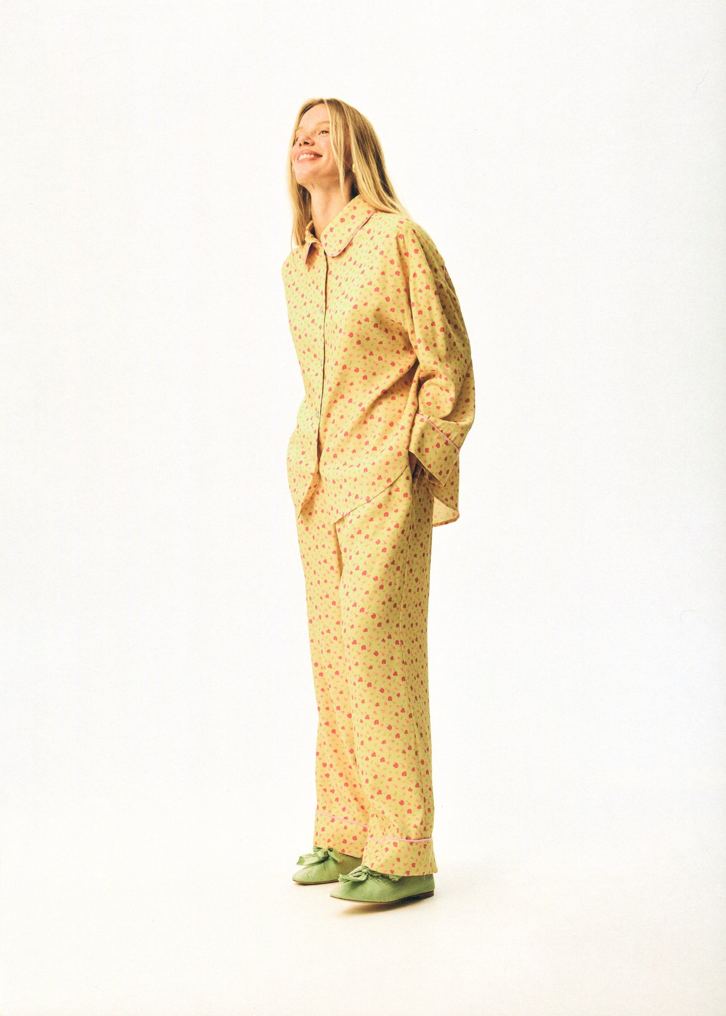 Pastelle Oversized Shirt in Wild Pansies