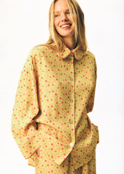 Pastelle Oversized Shirt in Wild Pansies