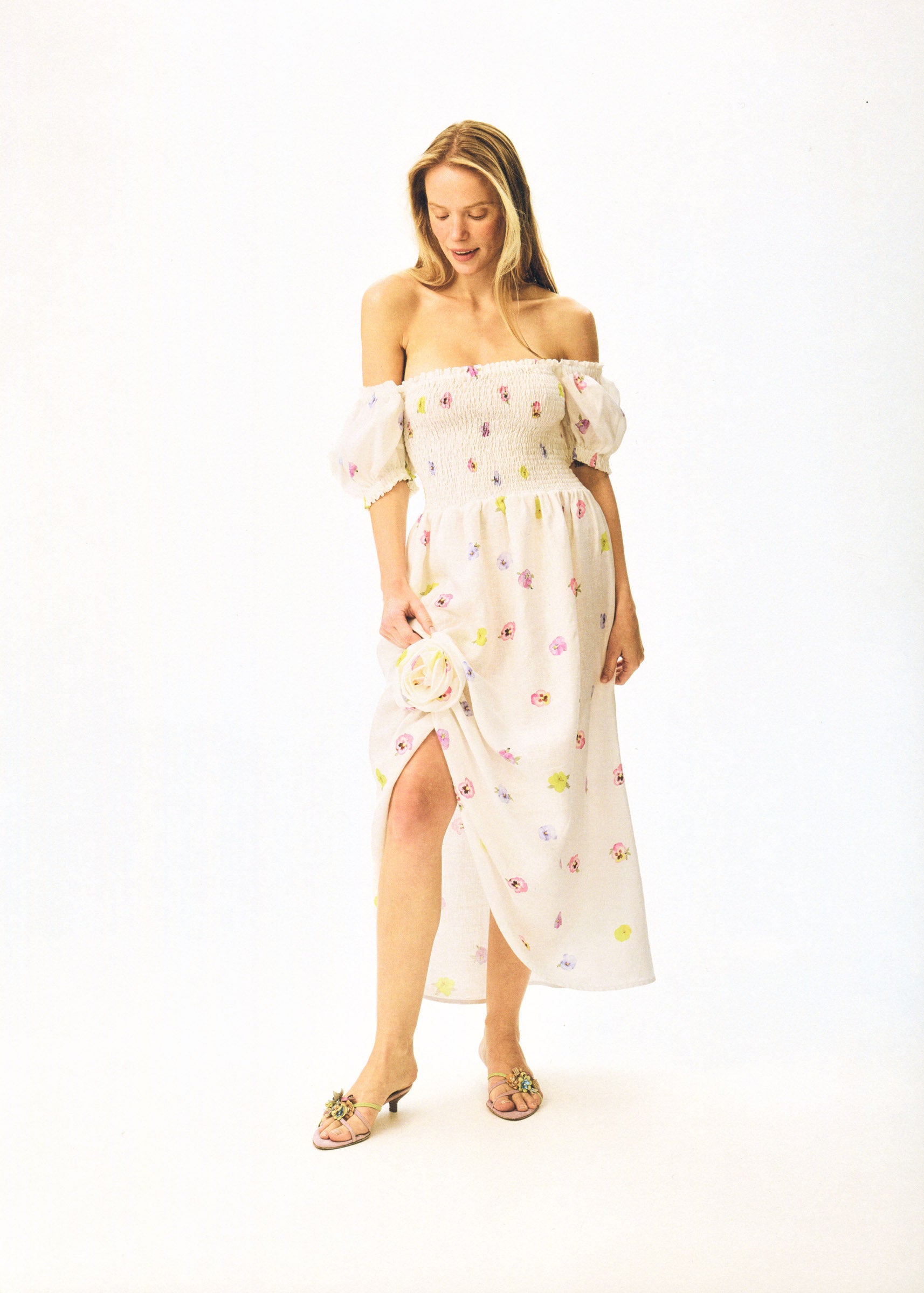 sleeper belle linen dress Sleeper Women's Belle Linen Dress