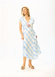 Genus Floral-Appliqué Midi Dress