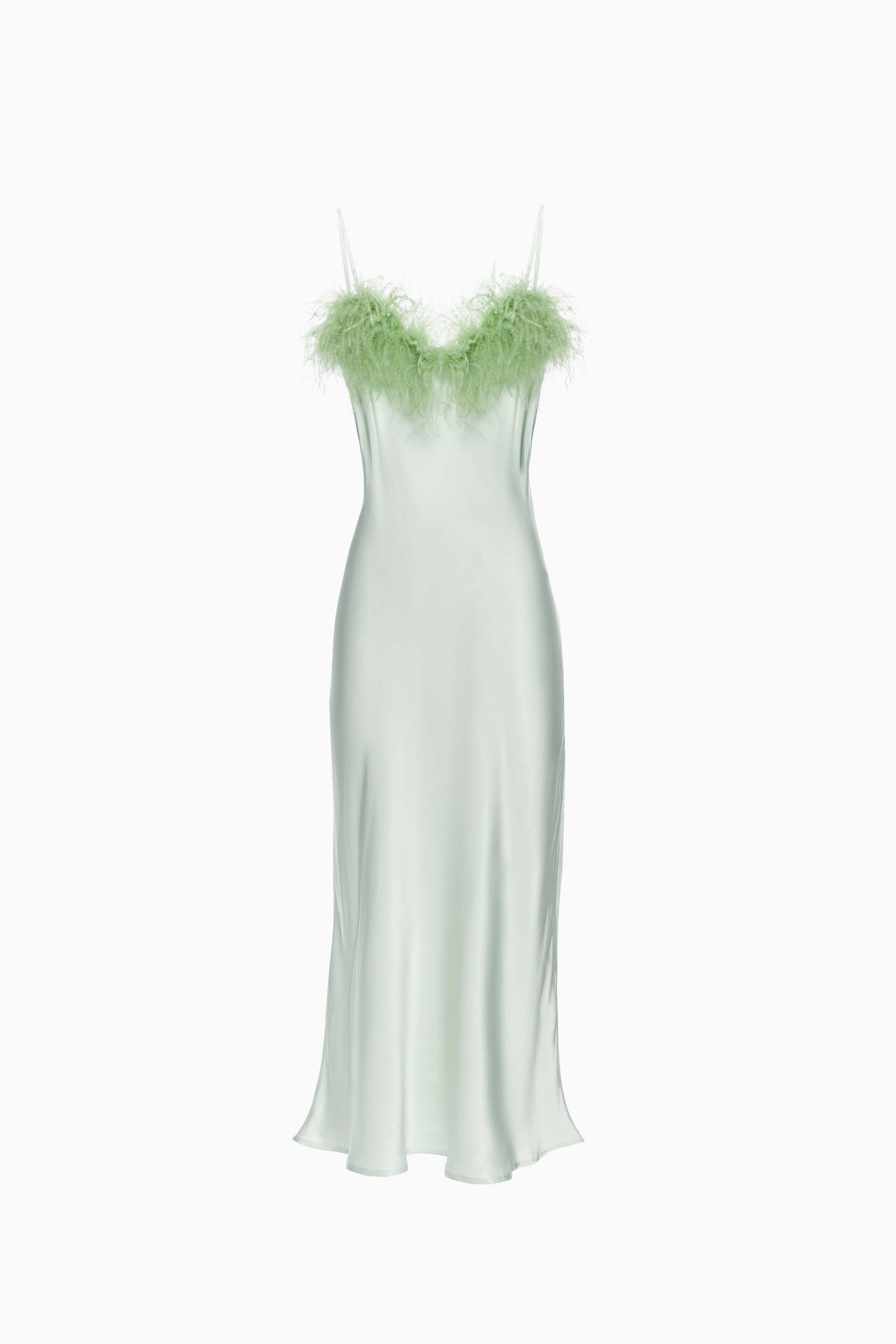 Boheme Slip Dress with Feathers – Gigi & Olive