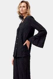 Never Iron Pajama Set in Black