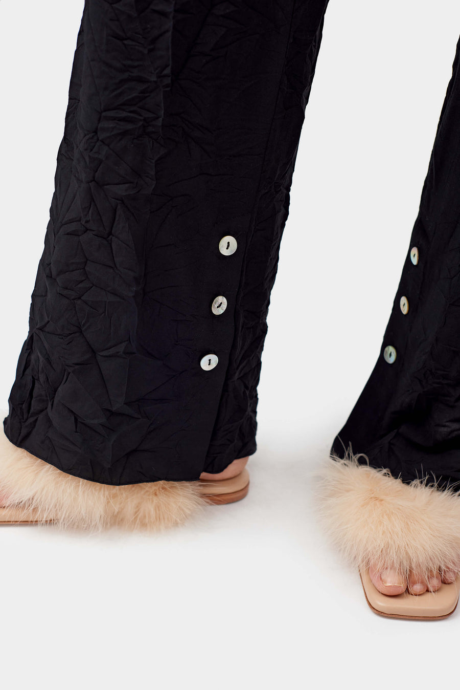 Never Iron Pajama Set in Black